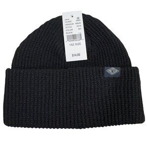 PacSun Black Knit Beanie One Size Warm & Stylish black color men/women new